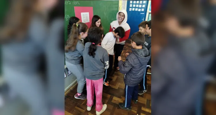 Trabalho em sala contou com vários momentos de aprendizado e diversão