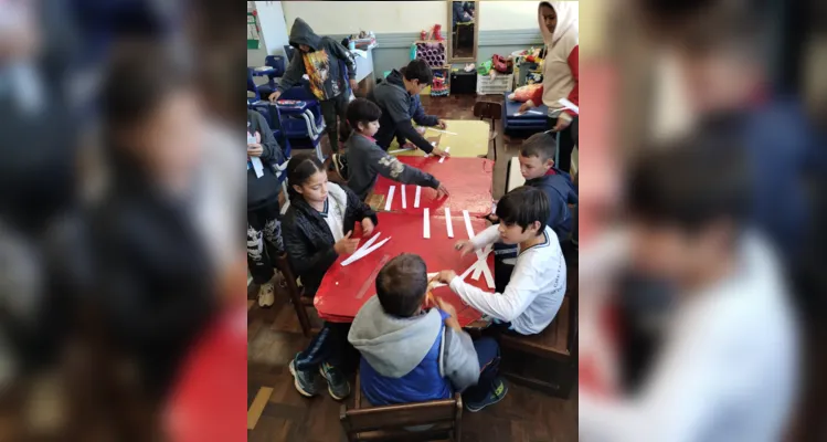 Trabalho em sala contou com vários momentos de aprendizado e diversão