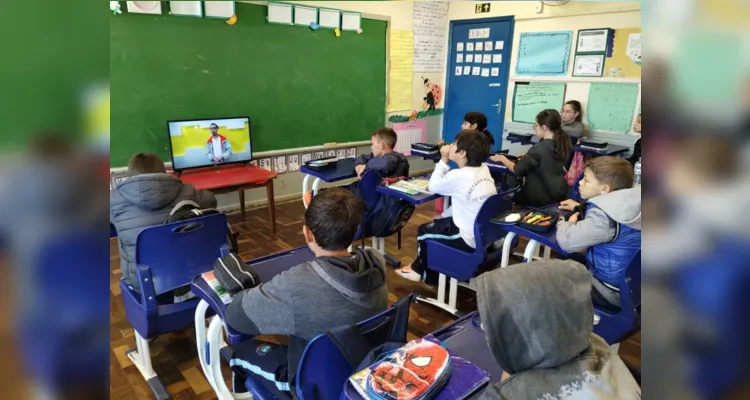 Trabalho em sala contou com vários momentos de aprendizado e diversão