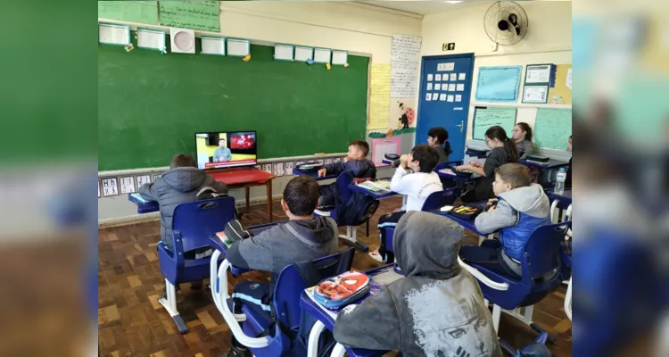 Trabalho em sala contou com vários momentos de aprendizado e diversão