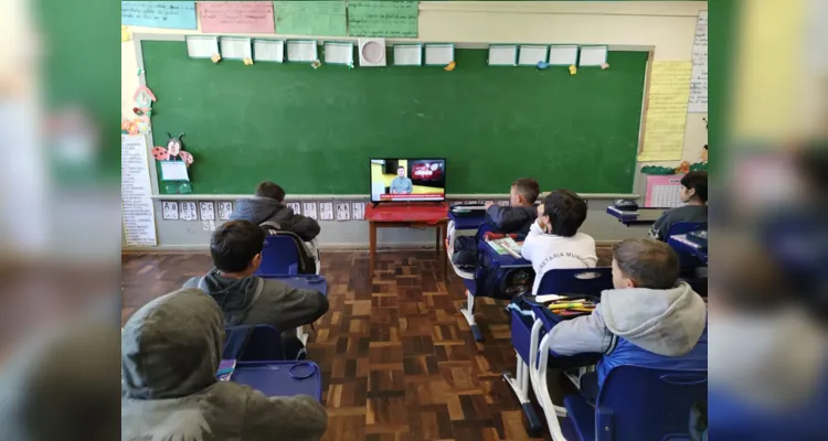 Trabalho em sala contou com vários momentos de aprendizado e diversão