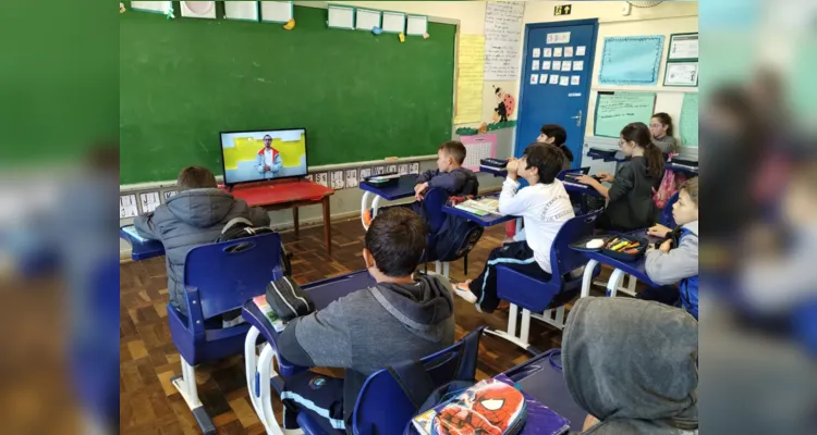 Trabalho em sala contou com vários momentos de aprendizado e diversão