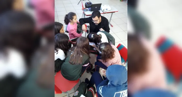 Trabalho teve momentos diversificados e adesão dos estudantes