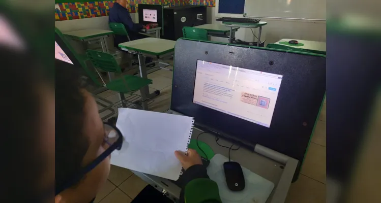 Alunos puderam trabalhar várias características apresentadas na videoaula