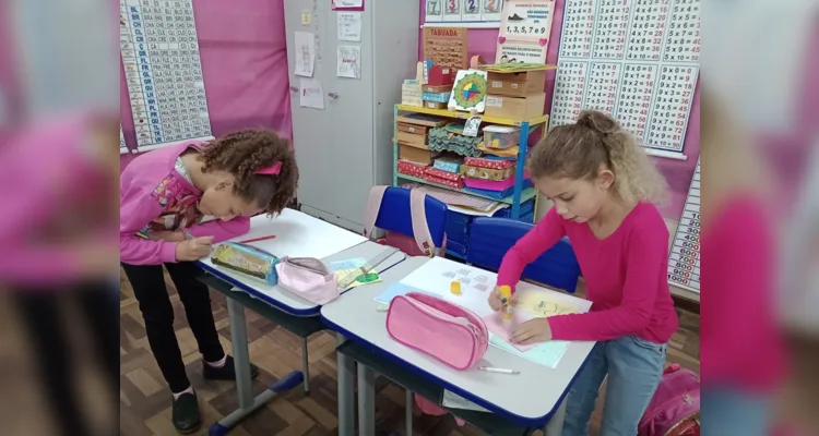 A partir dos estudos em sala, os alunos elaboraram cartazes e gravaram vídeos com dicas sobre como preservar a natureza