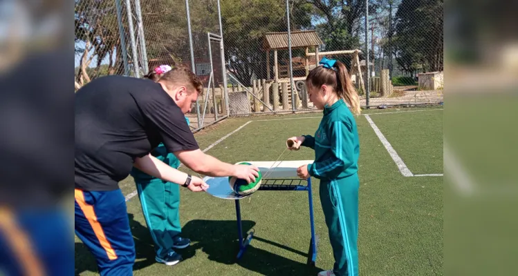 Alunos puderam desfrutar de momentos de reflexão e diversão