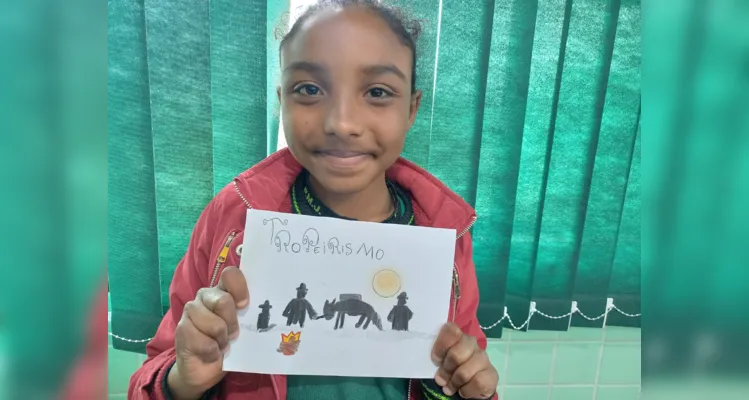 Trabalho teve momentos de muita criação artística em sala de aula