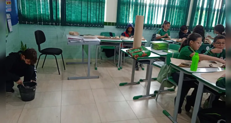 Registros mostram amplos trabalhos realizados pelos educandos em sala de aula