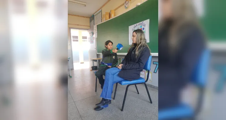 Classe participou e protagonizou momento de informativo e jornalístico