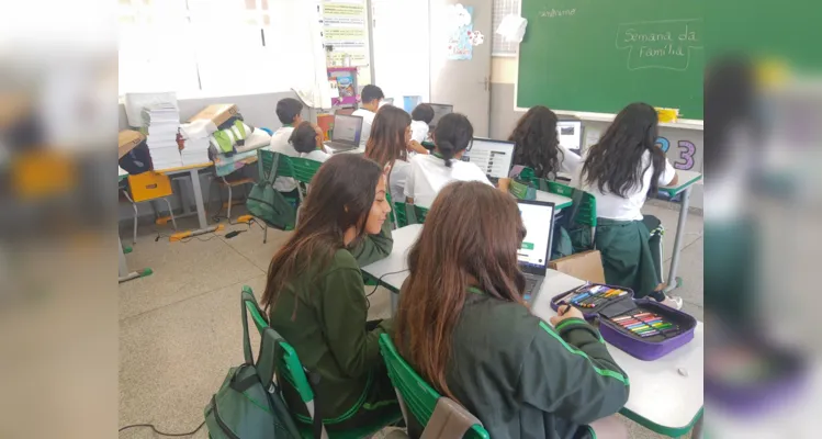 Classe participou e protagonizou momento de informativo e jornalístico