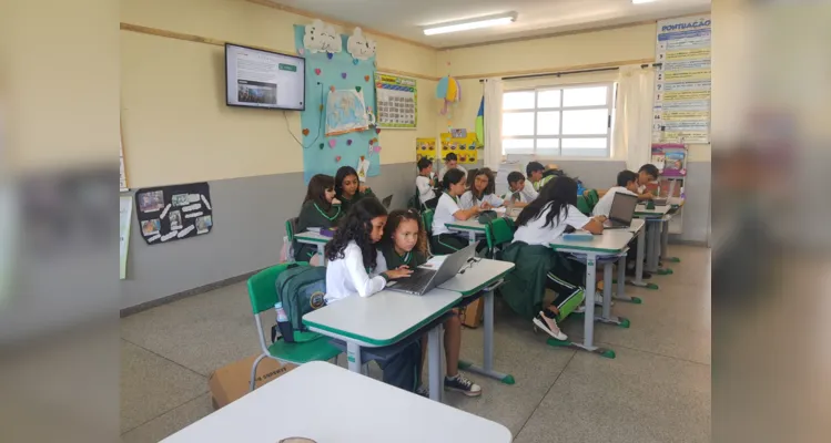 Classe participou e protagonizou momento de informativo e jornalístico