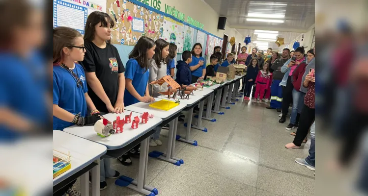 A exposição foi o momento final de um trabalho realizado durante todo o ano de 2023