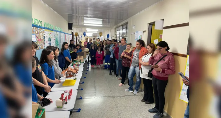 A exposição foi o momento final de um trabalho realizado durante todo o ano de 2023