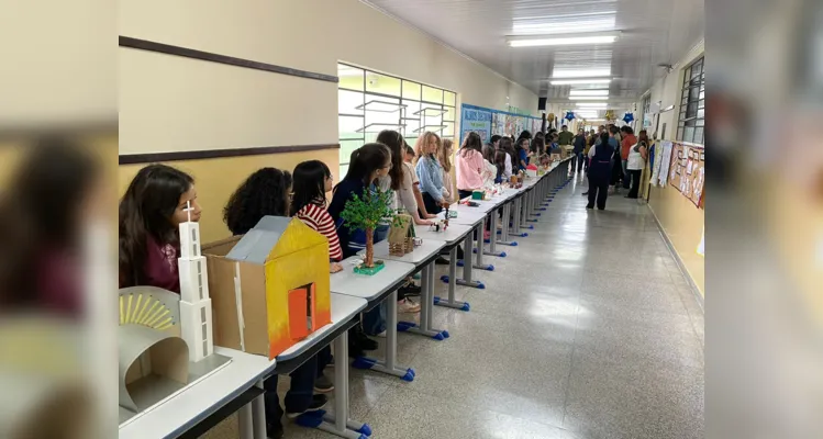 A exposição foi o momento final de um trabalho realizado durante todo o ano de 2023