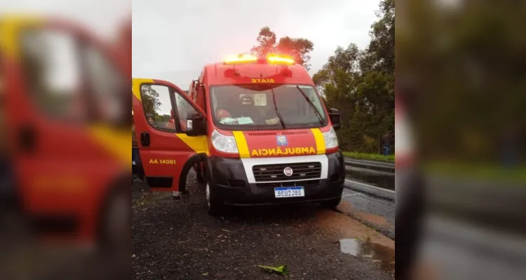 Motorista vítima de acidente na PR-151 em Palmeira morre no hospital