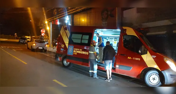 Vítima sofreu uma contusão nas costelas e foi levada até a UPA Santa Paula pelo Corpo de Bombeiros (Siate)