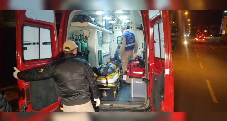 Vítima sofreu uma contusão nas costelas e foi levada até a UPA Santa Paula pelo Corpo de Bombeiros (Siate)