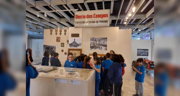 A visita ajudou os estudantes a conhecerem melhor a formação e história da cidade