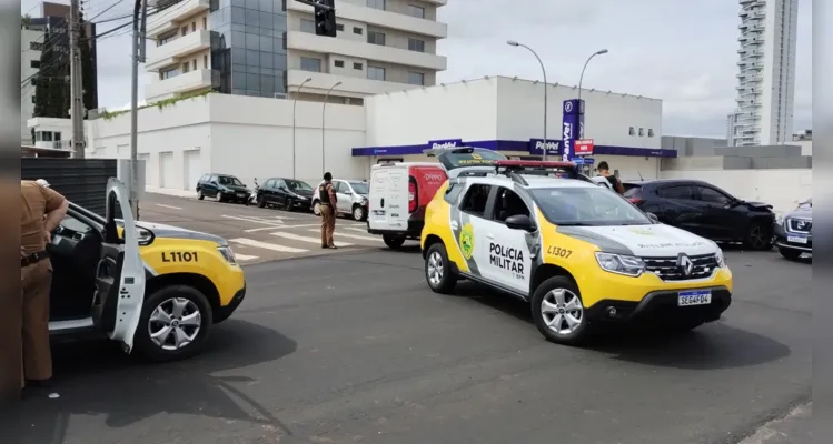 Mulher fica ferida após acidente em cruzamento da 'Balduíno' em PG