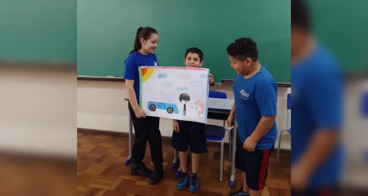 Os alunos assistiram a videoaula do Vamos Ler e realizaram uma série de atividades visando desenvolver melhoras em seu bem-estar