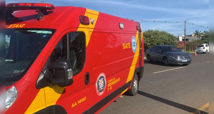 Equipe do Corpo de Bombeiros (Siate) prestou atendimento no local