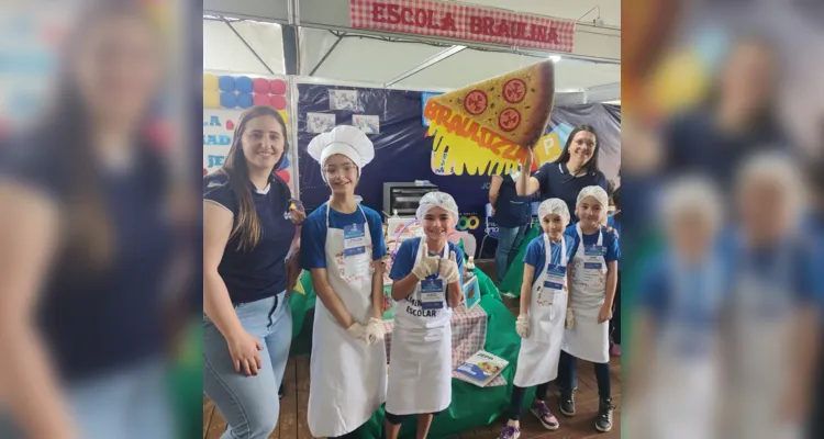 Os alunos realizaram pesquisas e desenvolveram suas próprias pizzas