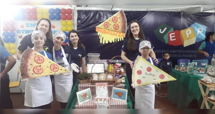 Os alunos realizaram pesquisas e desenvolveram suas próprias pizzas