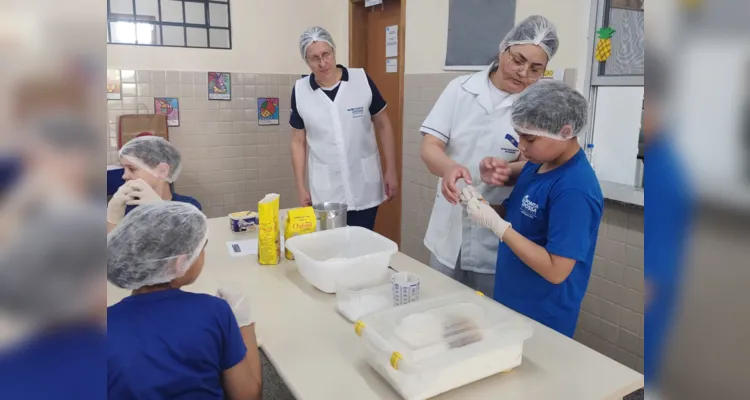 Os alunos realizaram pesquisas e desenvolveram suas próprias pizzas