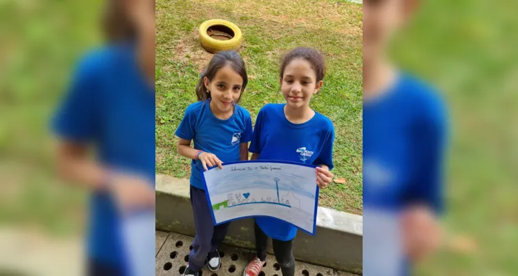 Após se familiarizarem com os locais da cidade, os alunos fizeram desenhos os representando