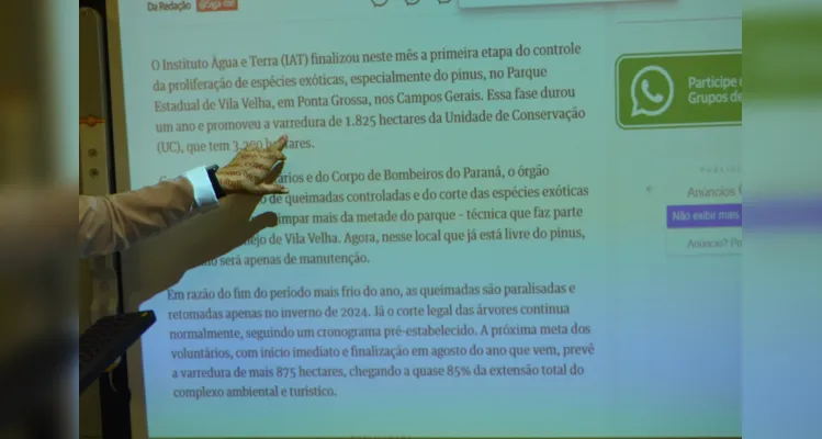 Tecnologia foi importante aliada no processo de aprendizagem sobre o tema central