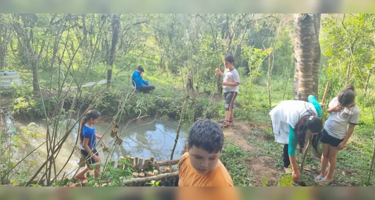 Estudantes foram os verdadeiros protagonistas da iniciativa ambiental