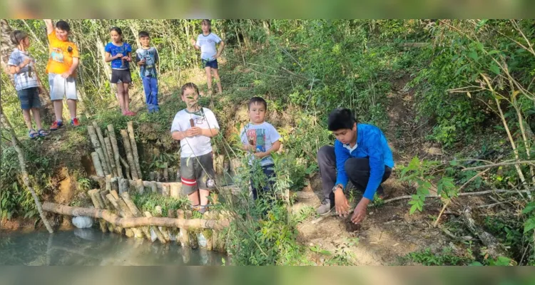 Estudantes foram os verdadeiros protagonistas da iniciativa ambiental