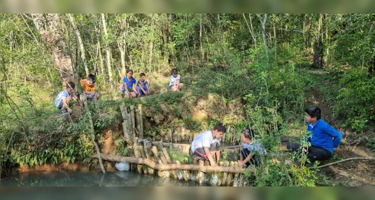 Estudantes foram os verdadeiros protagonistas da iniciativa ambiental