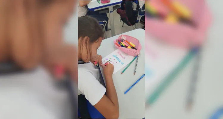 Aula do projeto e produções em sala foram os grandes destaques da temática