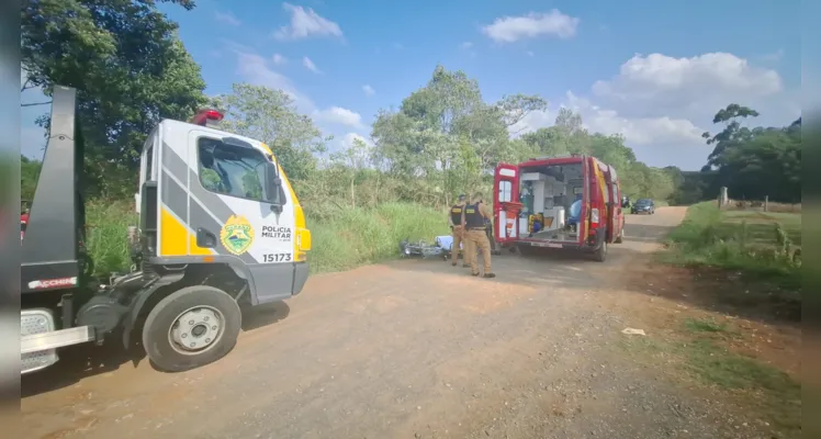 Jovem foi socorrido pelo Corpo de Bombeiros (Siate)