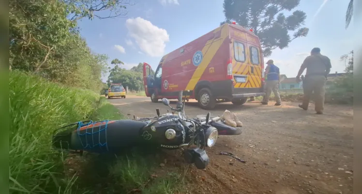 Jovem foi socorrido pelo Corpo de Bombeiros (Siate)