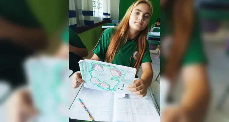 Estudantes puderam criar seu próprio livrinho com aprendizados em sala