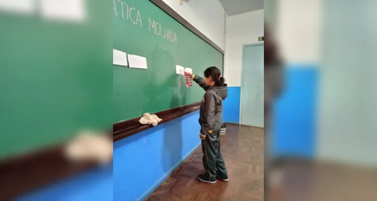 Professora destacou engajamento da turma durante ações decorrentes da proposta