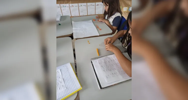 Trabalho contou com diversos pontos em sala de aula, ampliando ainda mais possibilidades dos educandos