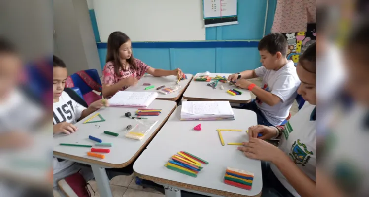 Trabalho contou com diversos pontos em sala de aula, ampliando ainda mais possibilidades dos educandos