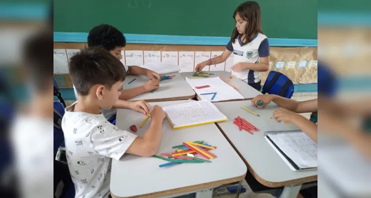 Trabalho contou com diversos pontos em sala de aula, ampliando ainda mais possibilidades dos educandos