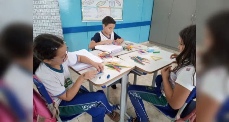 Trabalho contou com diversos pontos em sala de aula, ampliando ainda mais possibilidades dos educandos