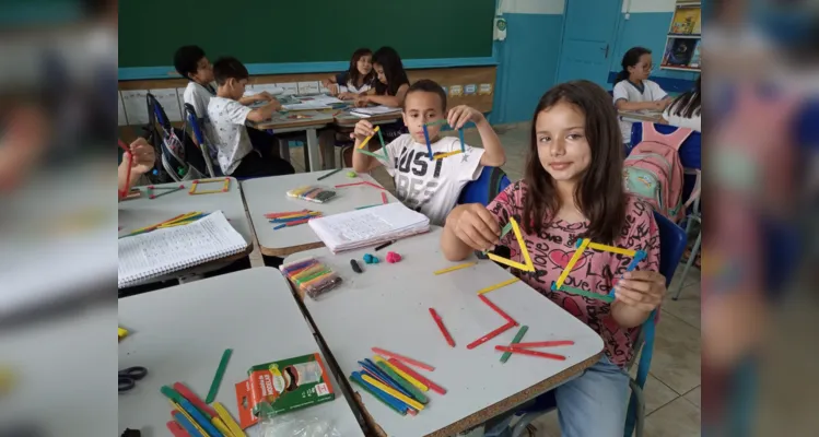 Trabalho contou com diversos pontos em sala de aula, ampliando ainda mais possibilidades dos educandos