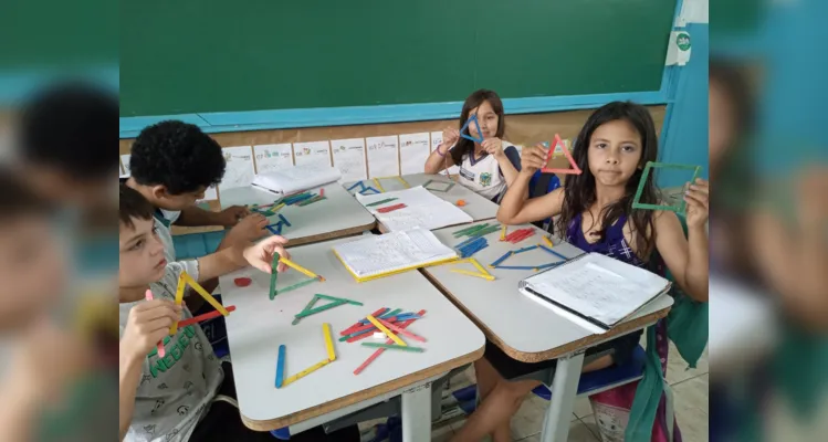 Trabalho contou com diversos pontos em sala de aula, ampliando ainda mais possibilidades dos educandos