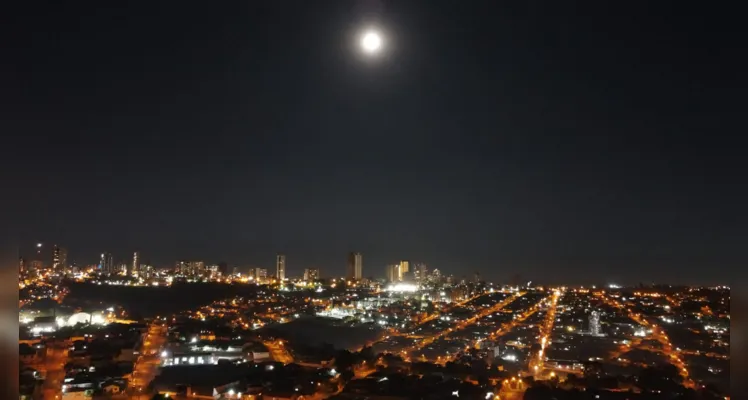 No ano do bicentenário, Ponta Grossa é contemplada pela beleza da superlua