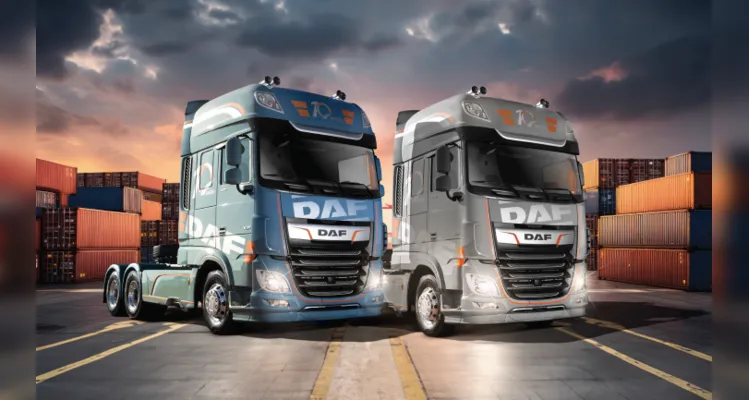 DAF lança Série Especial de 10 anos com as cores Ocean Blue e Storm Grey 