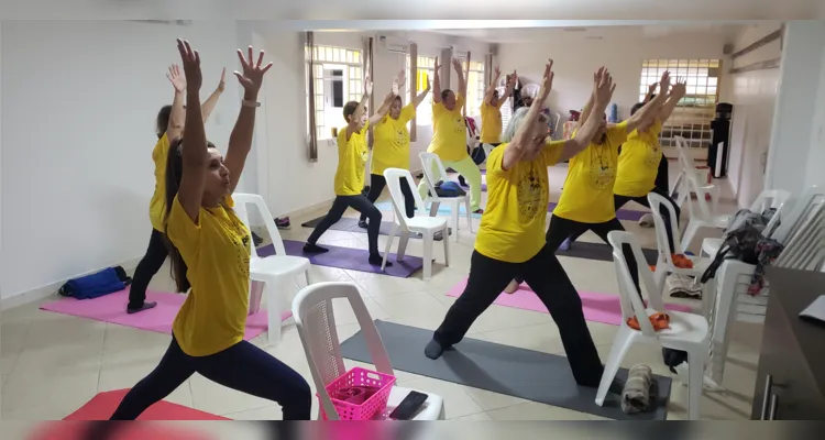 A turma, composta por aposentados e pessoas em busca de bem-estar, tem dado um retorno positivo