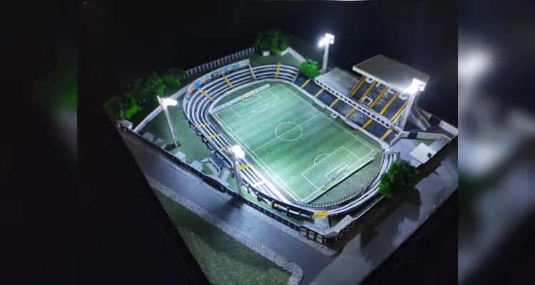 Estádio é reproduzido nos mínimos detalhes