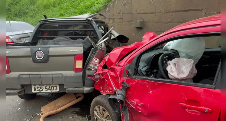 Motorista tem ferimentos graves após acidente na BR-376