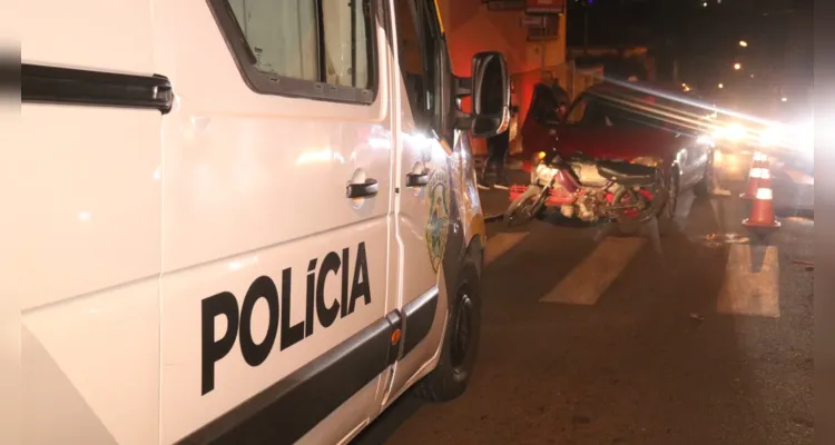 Equipe da Polícia Militar (PM) realizou o Boletim de Ocorrência.